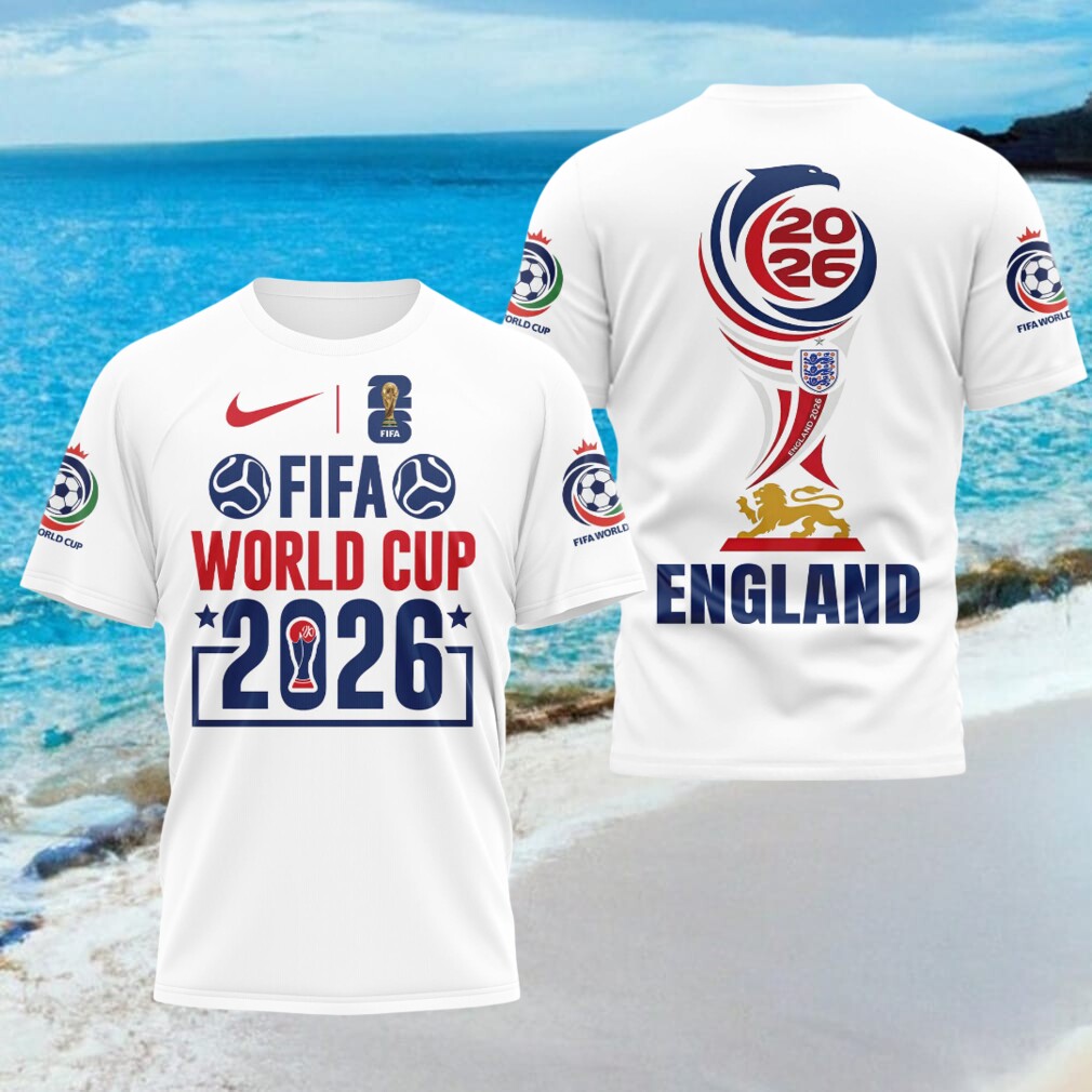 FIFA World Cup 2026 England National Soccer Team Fans Sportswear Official Style Shirt - Limotees LLC