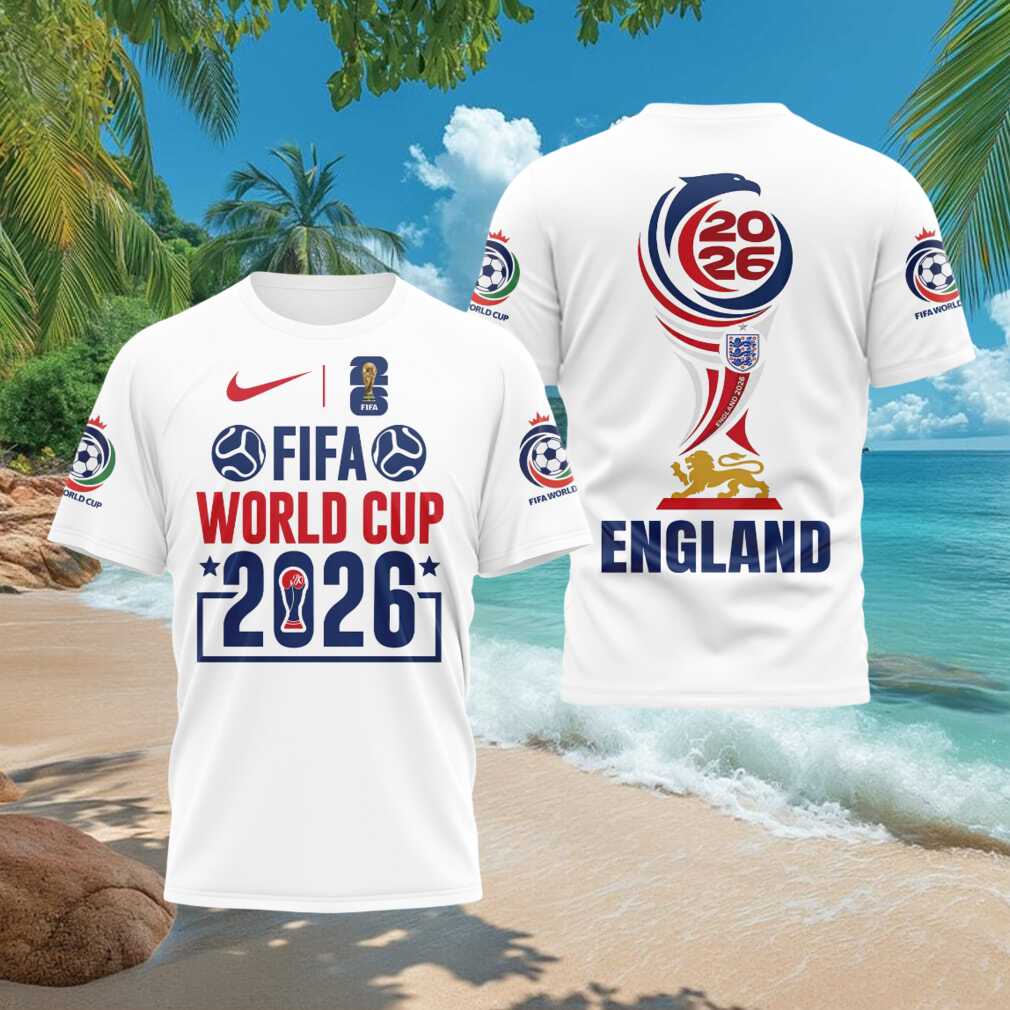 FIFA World Cup 2026 England National Soccer Team Fans Sportswear Official Style Shirt - Limotees LLC