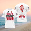 FIFA World Cup 2026 Japan National Soccer Team Fans Sportswear Official Style Shirt - Limotees LLC