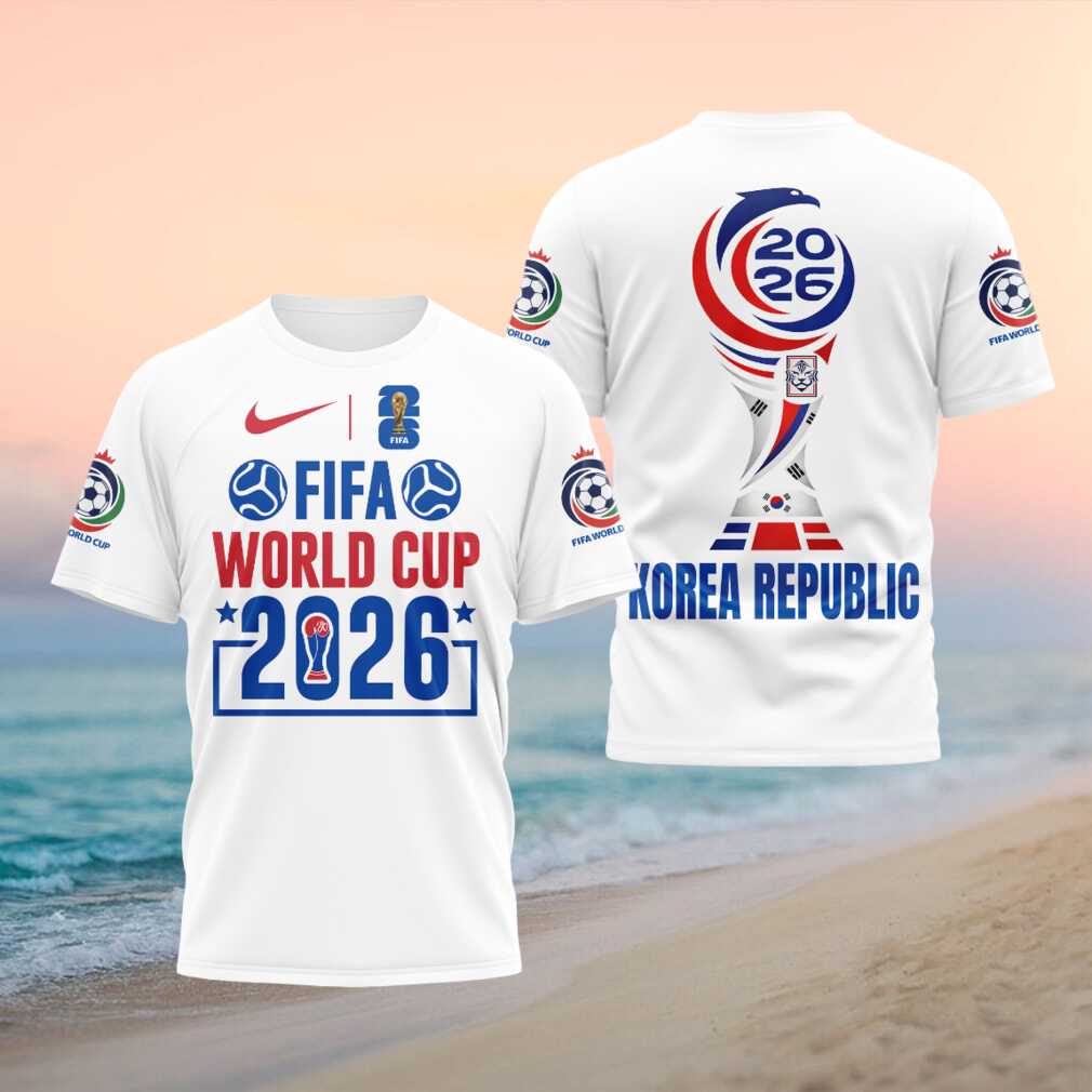 FIFA World Cup 2026 Korea Republic National Soccer Team Fans Sportswear Official Style Shirt - Limotees LLC