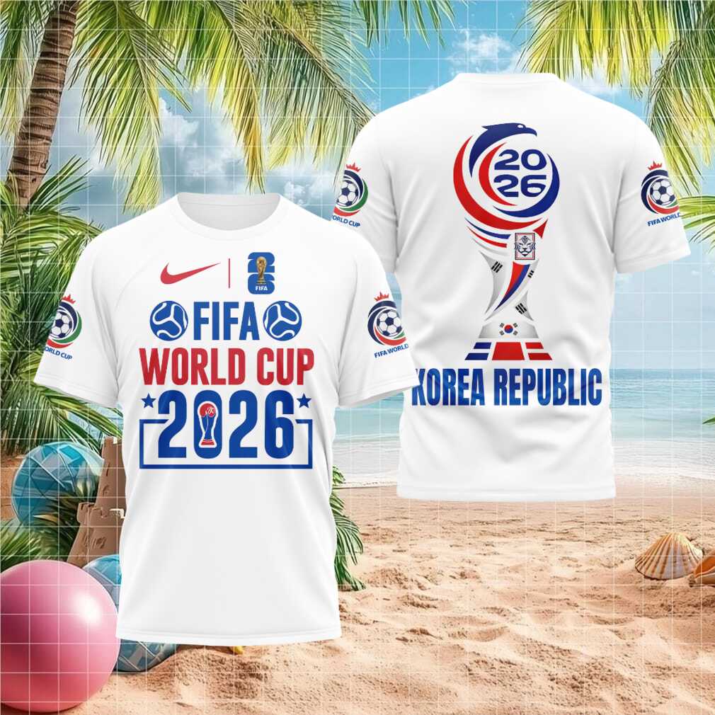 FIFA World Cup 2026 Korea Republic National Soccer Team Fans Sportswear Official Style Shirt - Limotees LLC