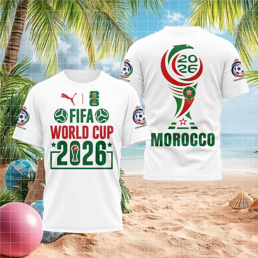FIFA World Cup 2026 Morocco National Team Souvenir Supporters Fans Shirt - Limotees LLC