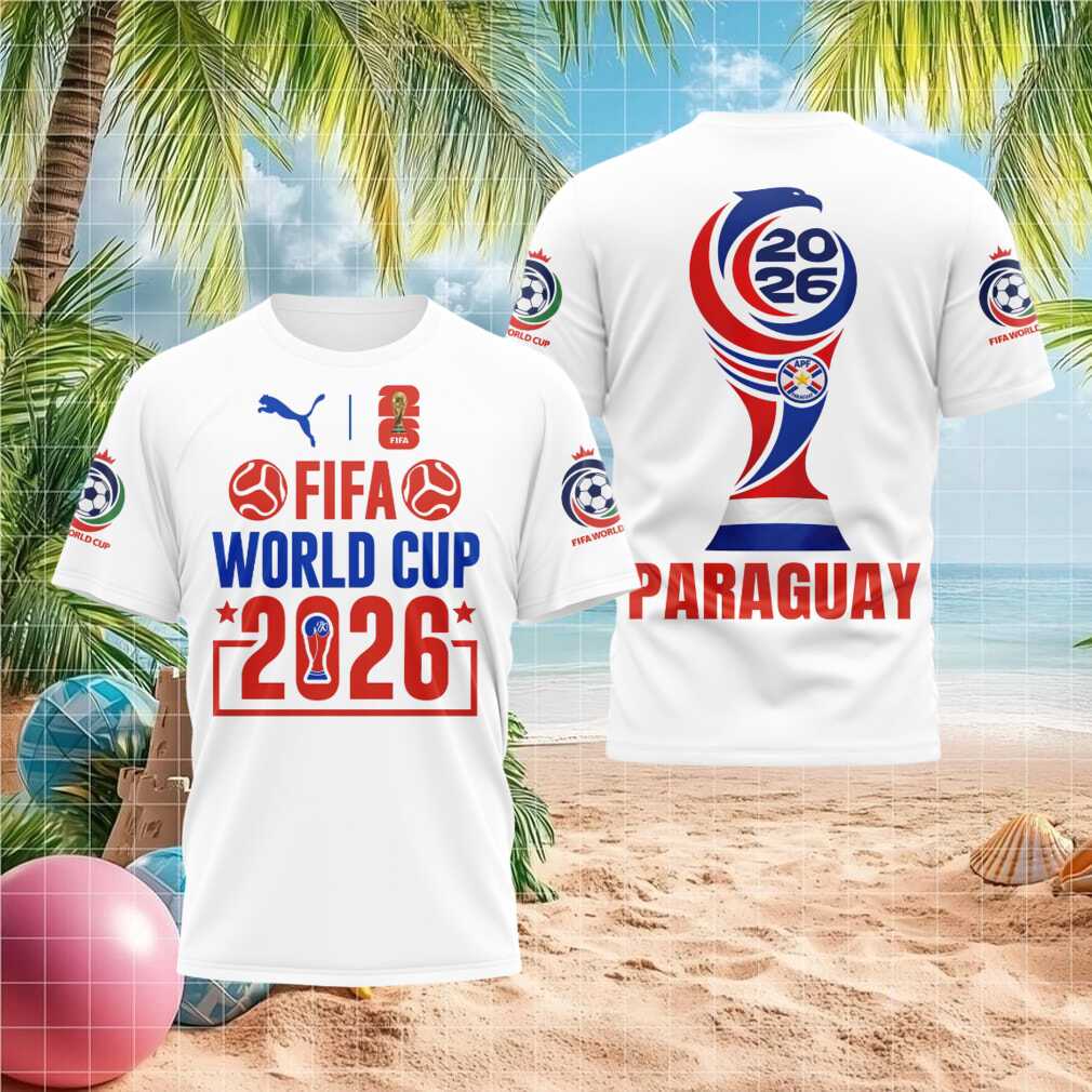 FIFA World Cup 2026 Paraguay National Team Souvenir Supporters Fans Shirt - Limotees LLC