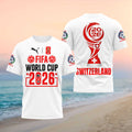FIFA World Cup 2026 Switzerland National Team Souvenir Supporters Fans Shirt - Limotees LLC