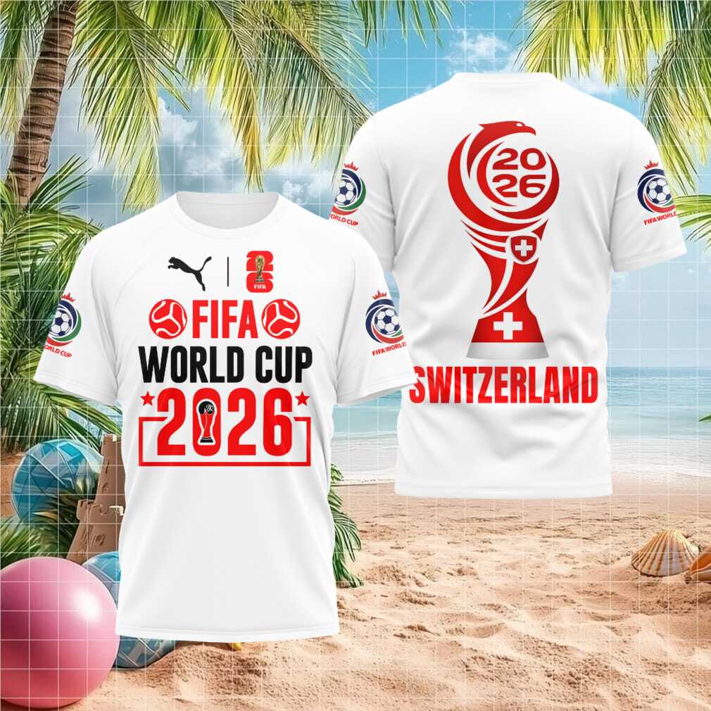 FIFA World Cup 2026 Switzerland National Team Souvenir Supporters Fans Shirt - Limotees LLC