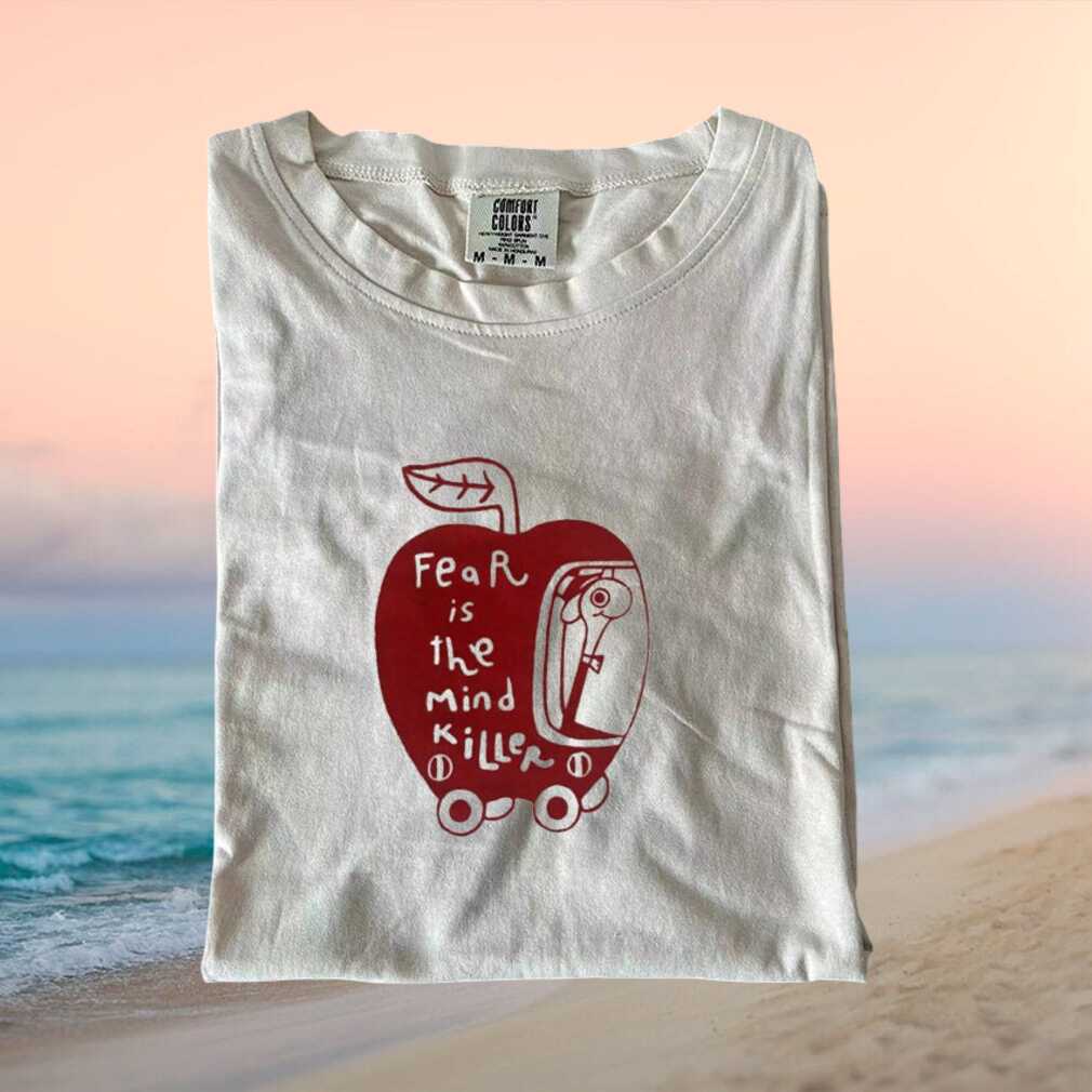 Fear Is The Mind Killer Retro Apple Graphic T Shirt - Limotees LLC