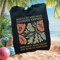 Feminist Mediocre Men Founded Empires Floral Quote T Shirt - Limotees LLC