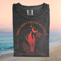 Feminist Witchcraft Occult Quote They Burned Women Graphic T Shirt - Limotees LLC