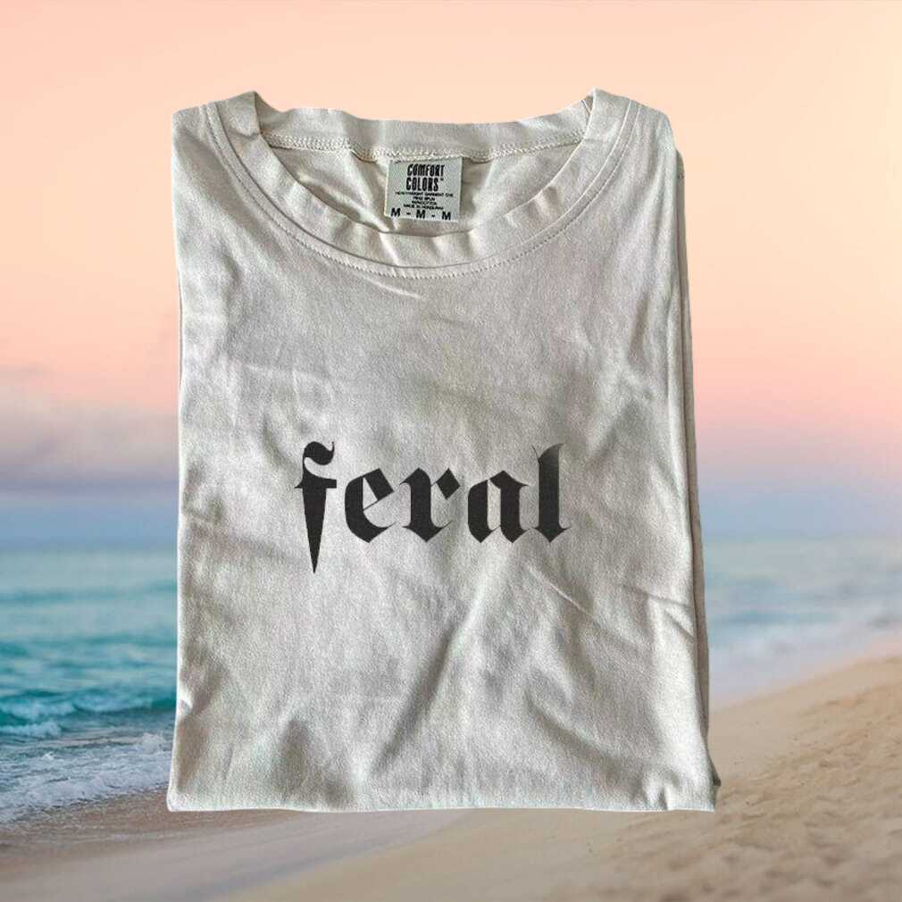 Feral Aesthetic Retro Gothic Style Comfort Colors Graphic Streetwear T Shirt - Limotees LLC