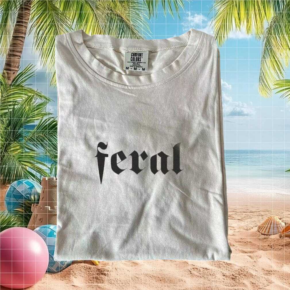 Feral Aesthetic Retro Gothic Style Comfort Colors Graphic Streetwear T Shirt - Limotees LLC