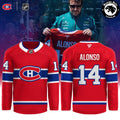 Fernando Alonso 14 Montreal Canadiens Hockey Jersey