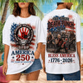 Five Finger Death Punch America 250 Years Of Freedom Shirt - Limotees LLC