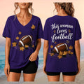 Football Fan Autumn Foliage Leaves Shirt