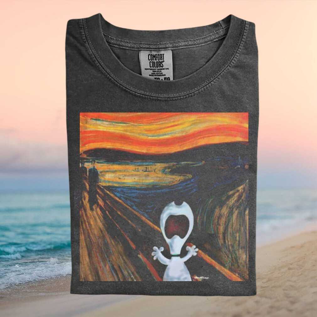 Forky Toy Story The Scream Painting Artistic Mashup Funny T Shirt