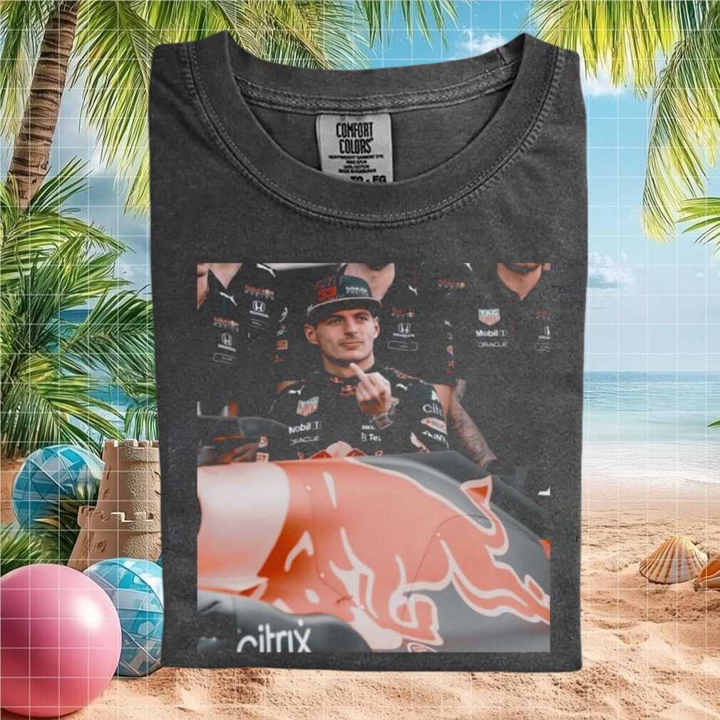 Formula 1 Racing Driver Middle Finger Red Bull Racing T Shirt - Limotees LLC
