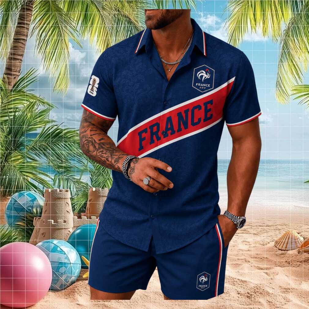 France Soccer World Cup 2026 Button Up Shirt - Limotees LLC