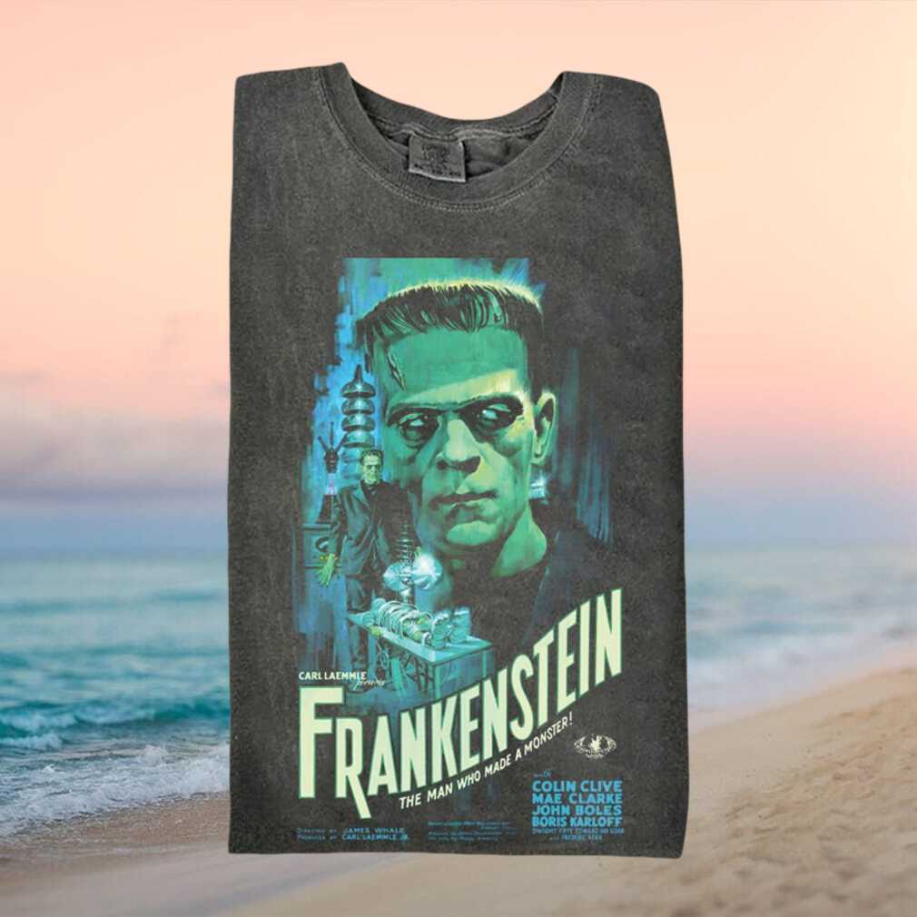 Frankenstein Classic Horror Movie Monster Retro Vintage Graphic T Shirt - Limotees LLC