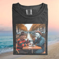 Freddy Krueger and Michael Myers Coffee Morning Horror T Shirt - Limotees LLC
