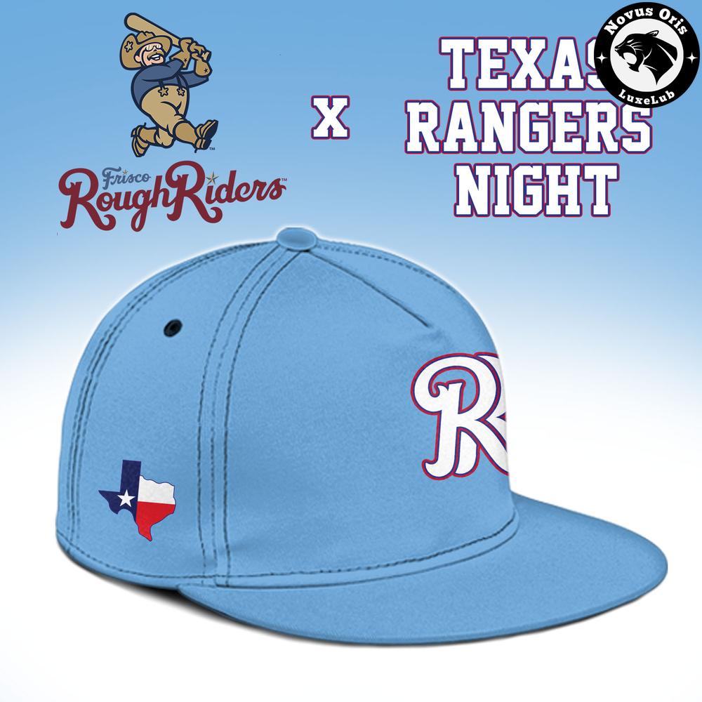 Frisco RoughRiders x Texas Rangers Night Baseball Jersey - Powder Blue Theme Shirt