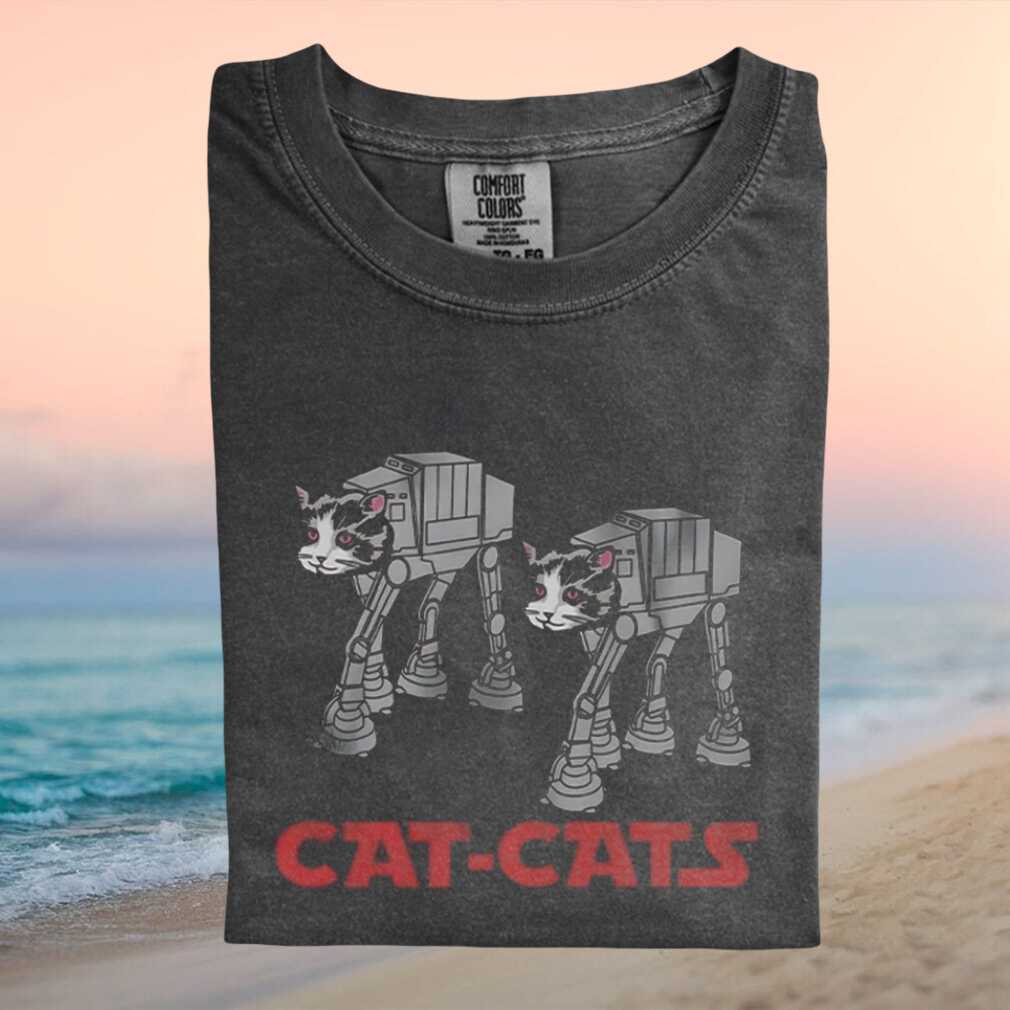 Funny Cat AT AT Walker Space Parody Sci Fi Graphic T Shirt - Limotees LLC