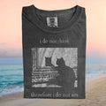 Funny Cat Existential Dread Philosophy Meme Graphic T Shirt - Limotees LLC