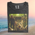 Funny Cat Selfie With Zombies And Skeletons Horror T Shirt - Limotees LLC