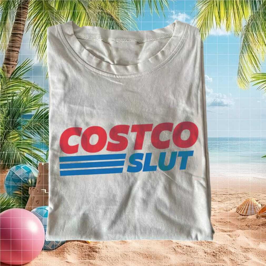 Funny Costco Slut Parody Logo Trendy Graphic T Shirt - Limotees LLC