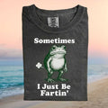 Funny Frog Sometimes I Just Be Fartin Retro Aesthetic Graphic Comfort T Shirt - Limotees LLC