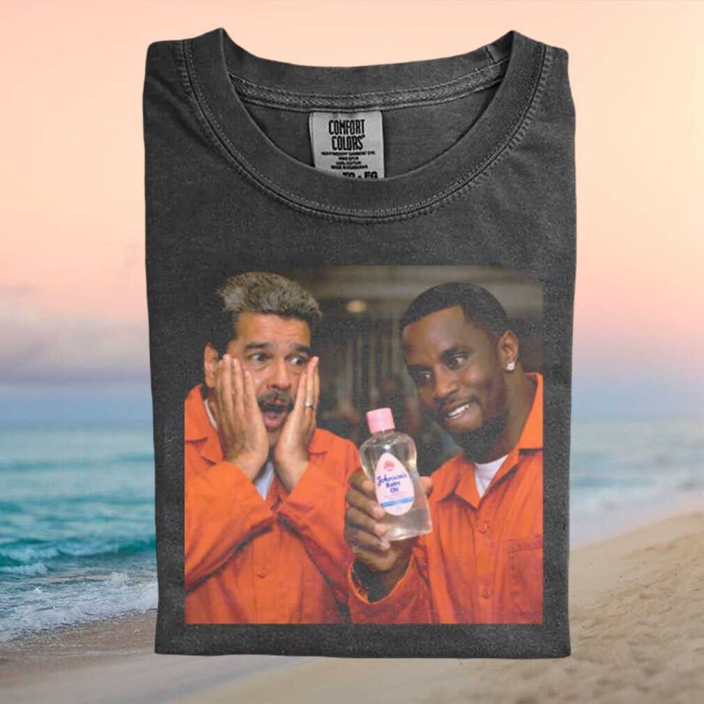Funny Prison Drama Baby Oil Parody Meme Graphic T Shirt - Limotees LLC