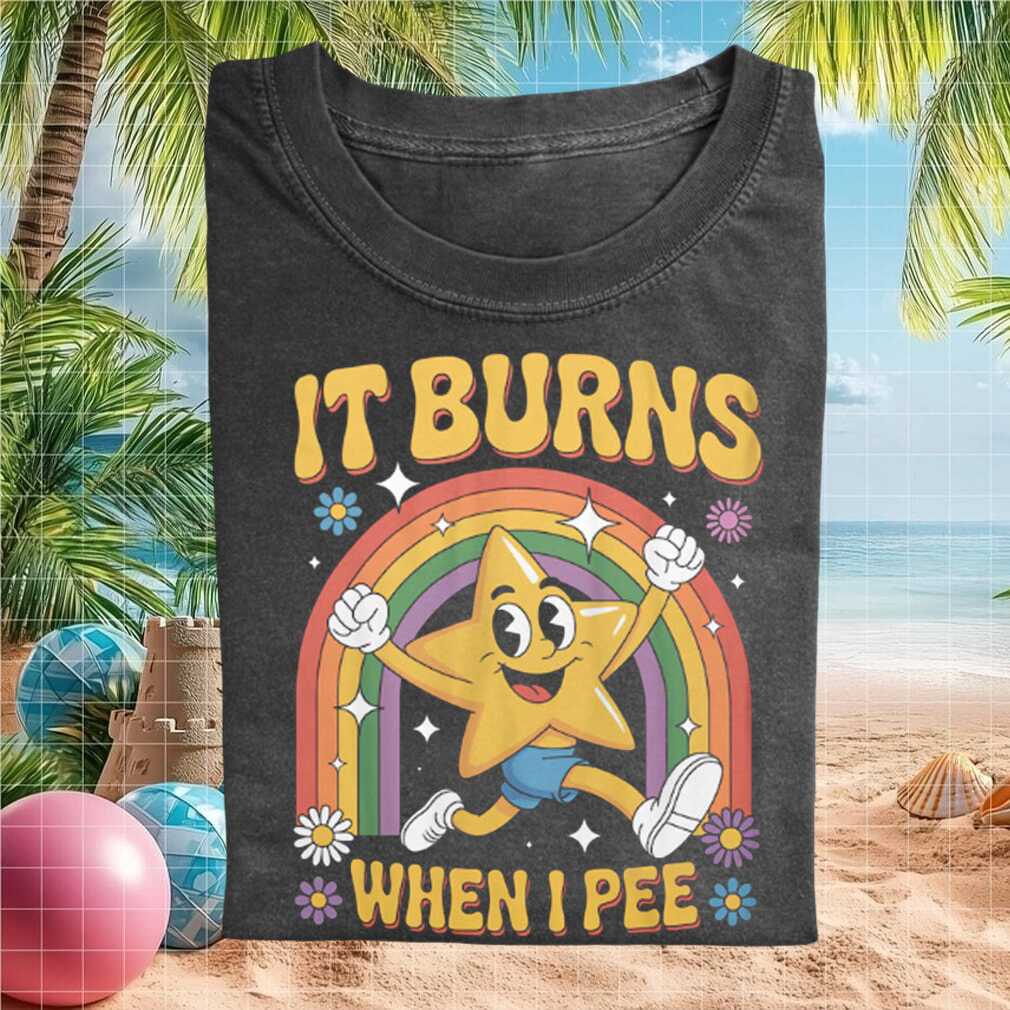 Funny Star Retro Rainbow Cartoon Humorous Quote Graphic T Shirt - Limotees LLC