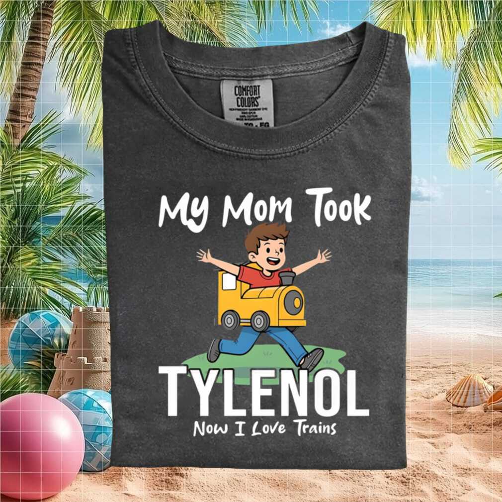Funny Tylenol Train Humor Graphic T Shirt - Limotees LLC