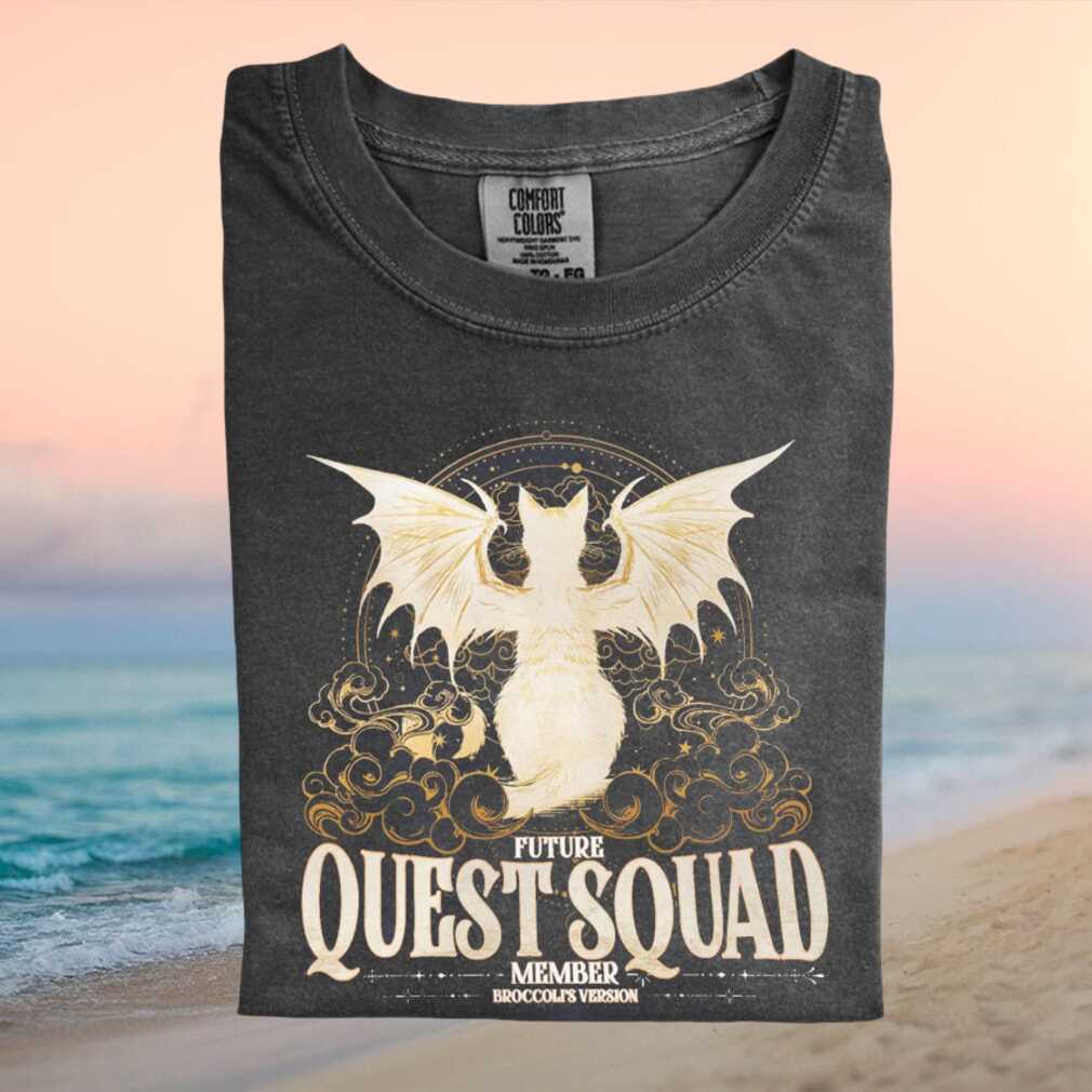 Future Quest Squad Fantasy Cat Dragon Illustration Unisex T Shirt - Limotees LLC