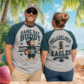 Philadelphia Football Monkey Mascot Game Day Raglan Shirt