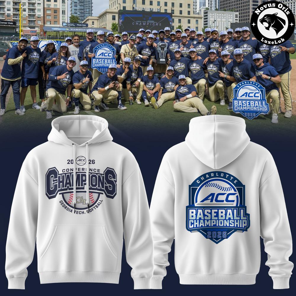 GT Yellow Jackets 2026 ACC Baseball Championship Hoodie