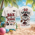 Georgia Bulldogs Football Go Dawgs Back To School Shirt