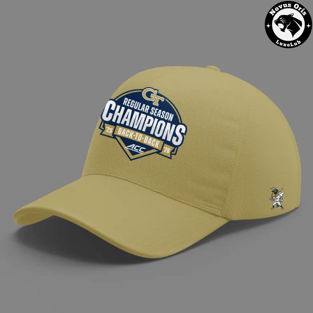 Georgia Tech 2026 ACC Champions Back-to-Back Crewneck Sweatshirt