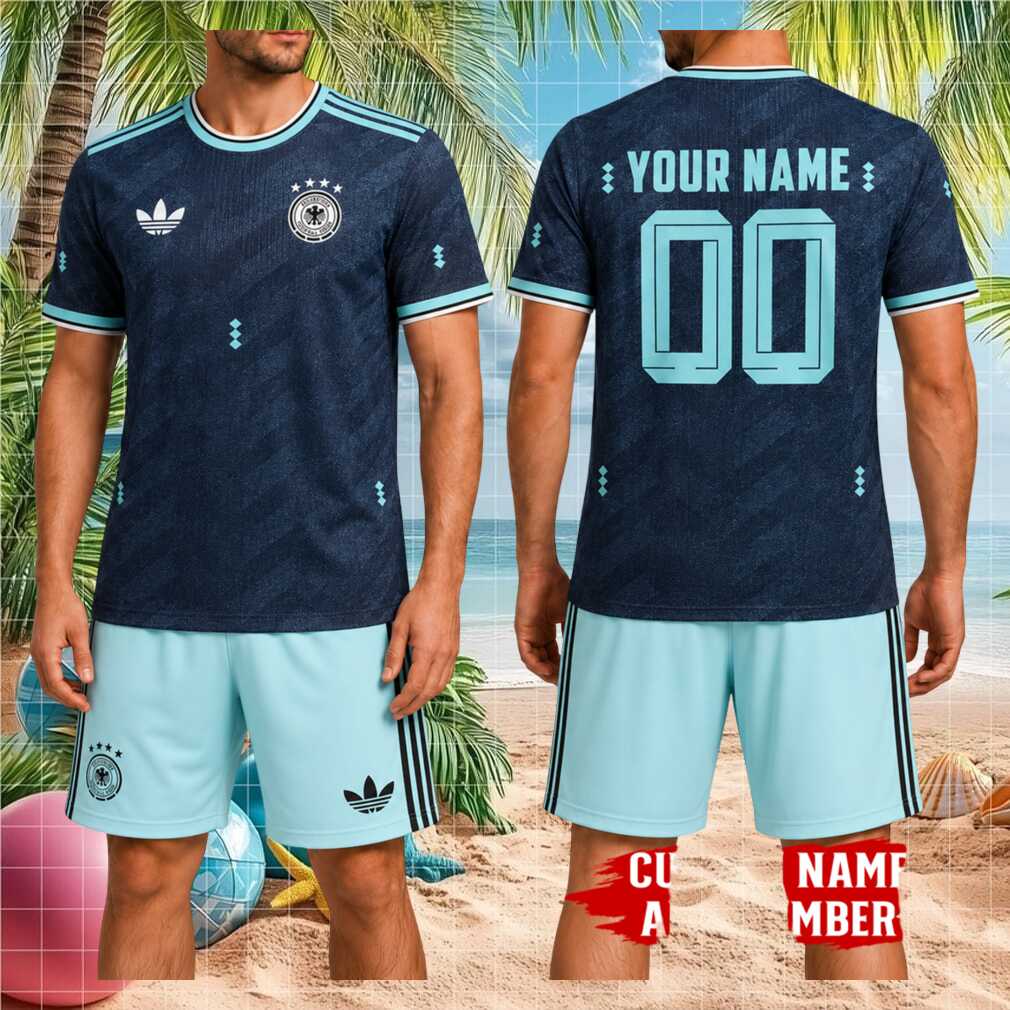 Germany National Football Team Retro Style Custom Name Number Shirt Women Shirt