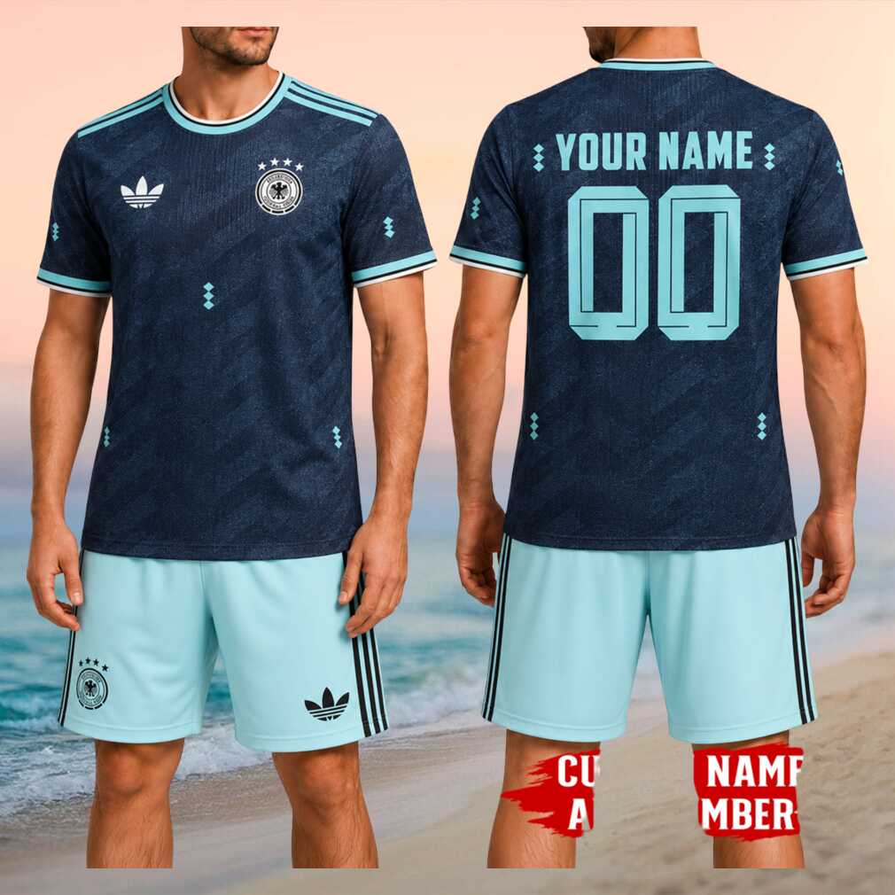 Germany National Football Team Retro Style Custom Name Number Shirt Women Shirt