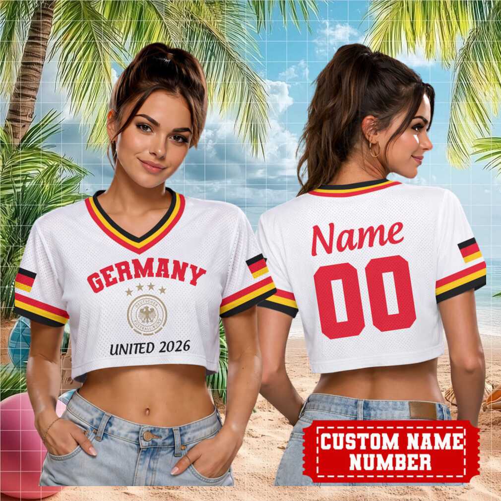 Germany Soccer Team World Cup 2026 Vintage Custom Name Number Women Shirt - Limotees LLC