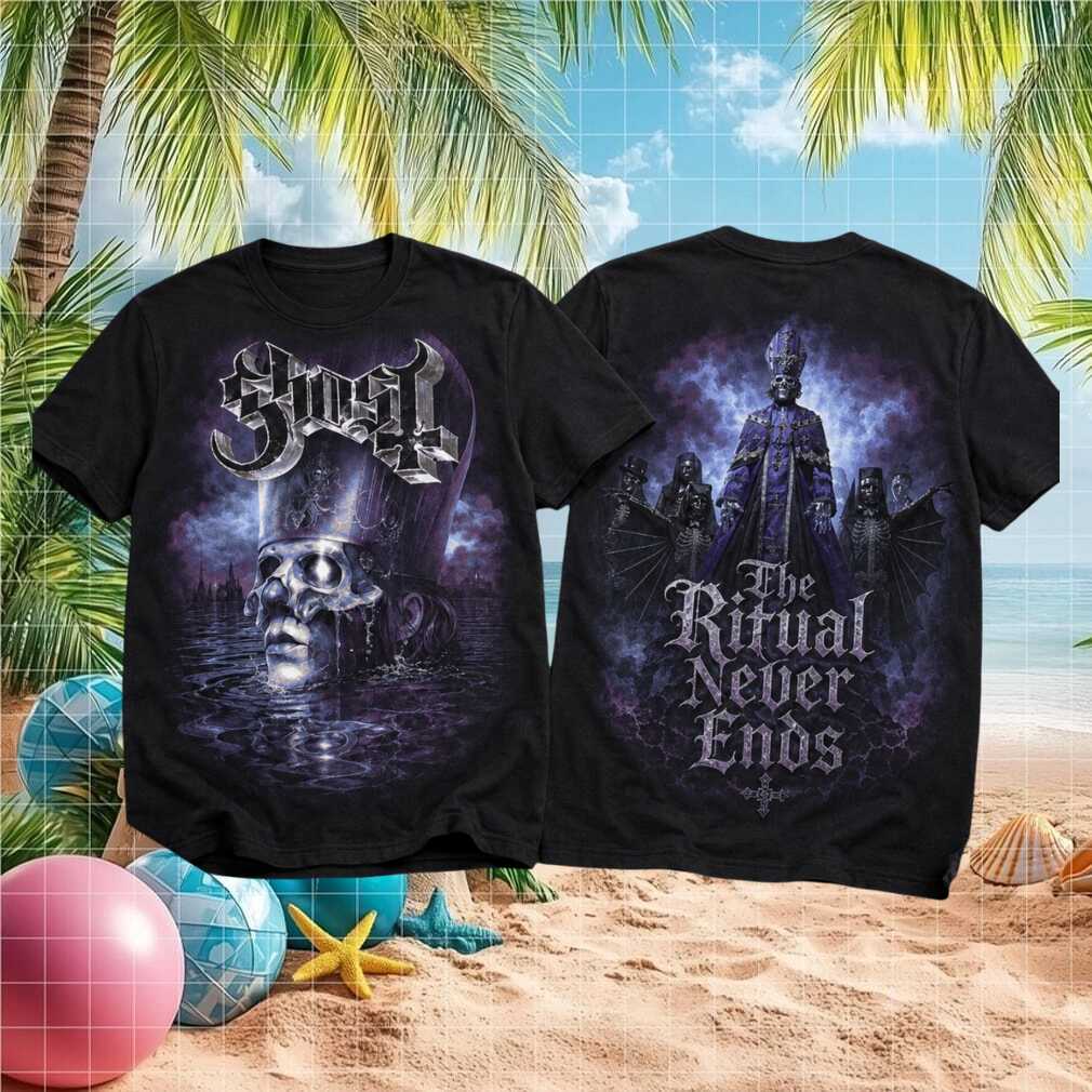 Ghost Band The Ritual Never Ends Metal Music Graphic Shirt