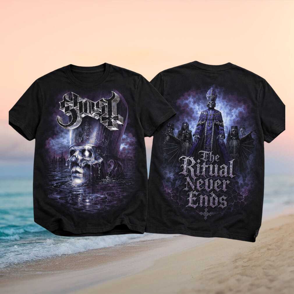 Ghost Band The Ritual Never Ends Metal Music Graphic Shirt