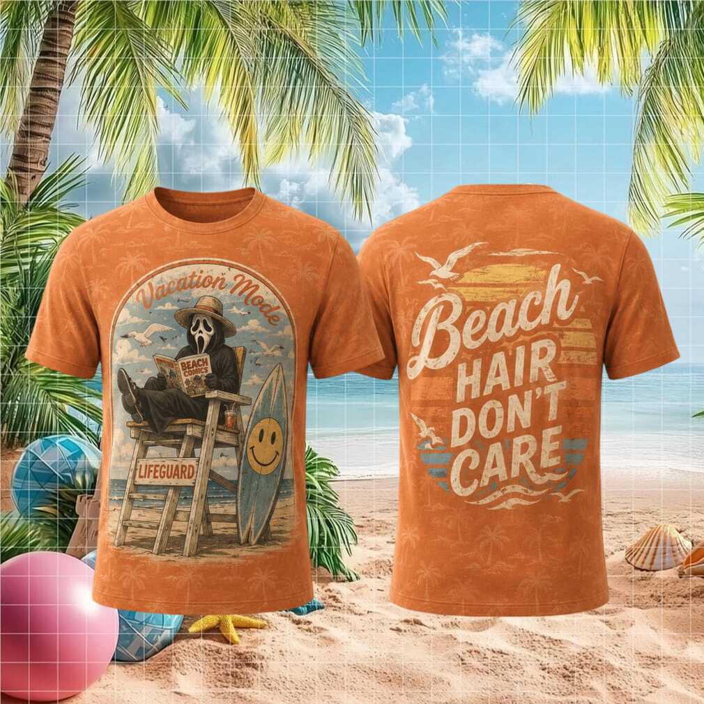 Ghostface Beach Lifeguard Summer Vacation Horror Gift For Shirt