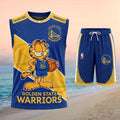 Golden State Warriors Garfield Basketball Shirt