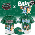 Great Lakes Loons x Bluey Night Limited Edition Baseball Jersey