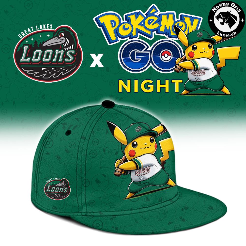 Great Lakes Loons x Pokemon GO Night 2026 Limited Edition Baseball Jersey