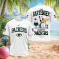 Green Bay Packers Bartender Cocktail Themed Football Fans Shirt - Limotees LLC