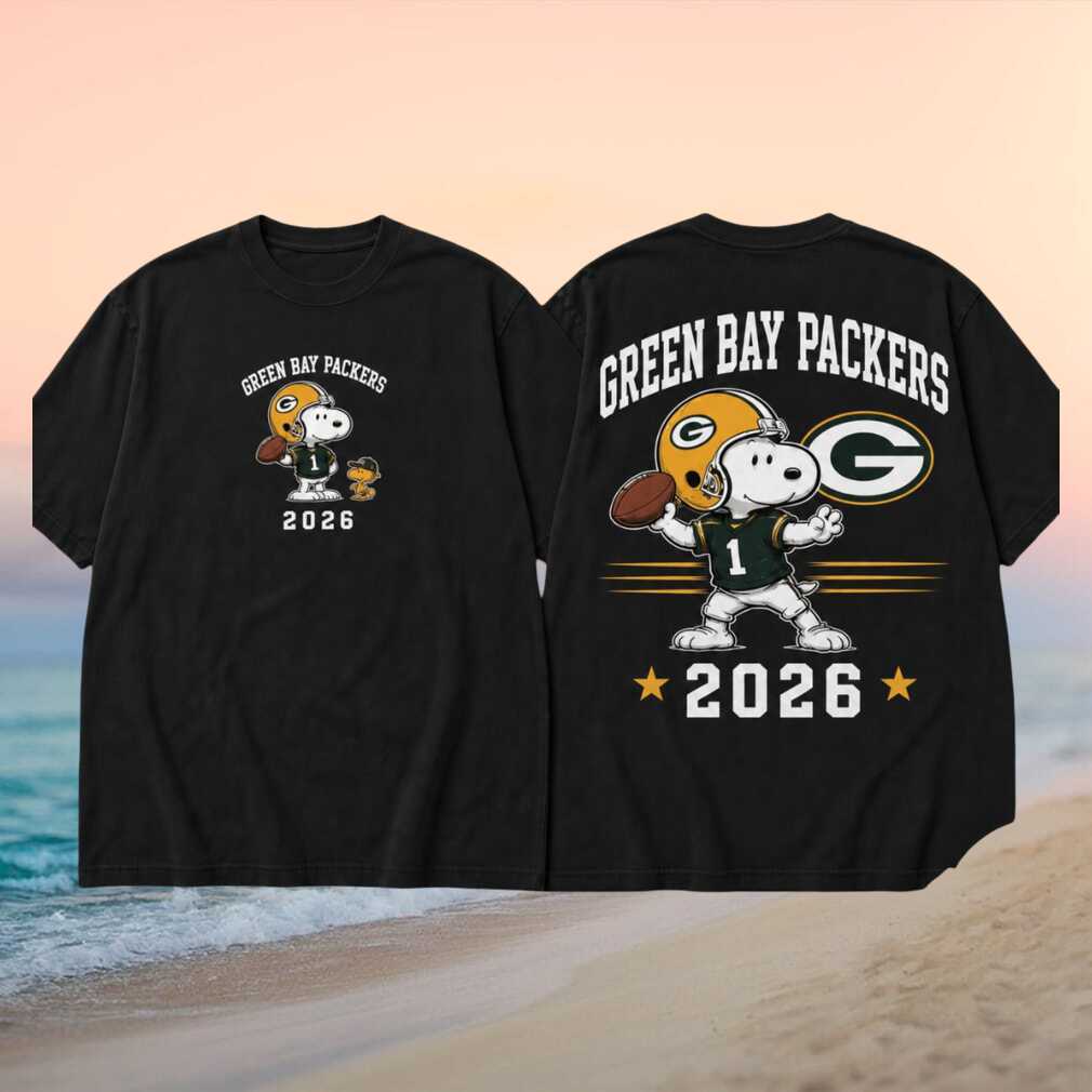 Green Bay Packers Football Snoopy 2026 Shirt