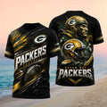Green Bay Packers Football Vintage Helmet Graphic Shirt - Limotees LLC