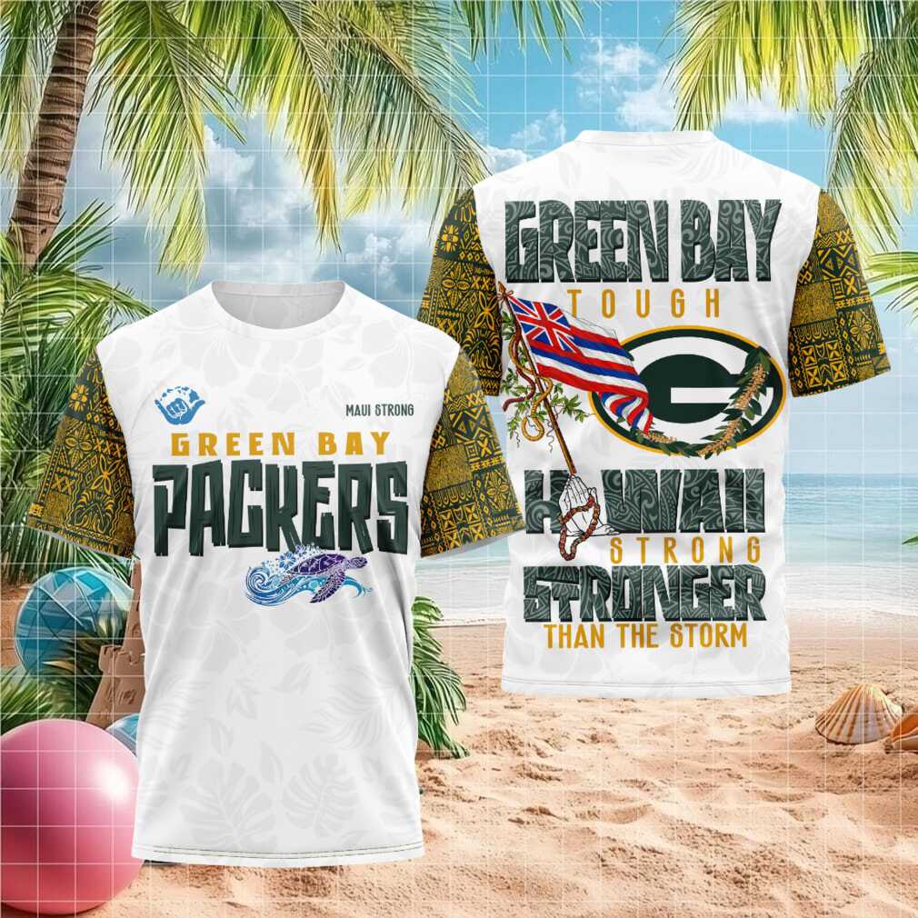 Green Bay Packers Hawaiian Stronger Than The Storm Shirt