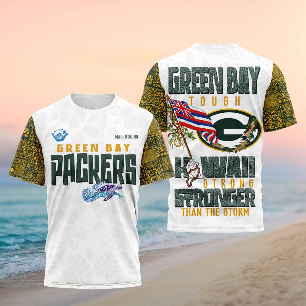 Green Bay Packers Hawaiian Stronger Than The Storm Shirt